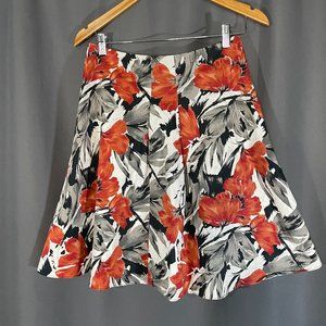 The Limited Pleated Floral Skirt